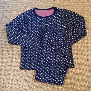 PETIT BATEAU BOYS SIZE 10 COTTON PAJAMAS